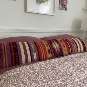 Wool lumbar pillow cover